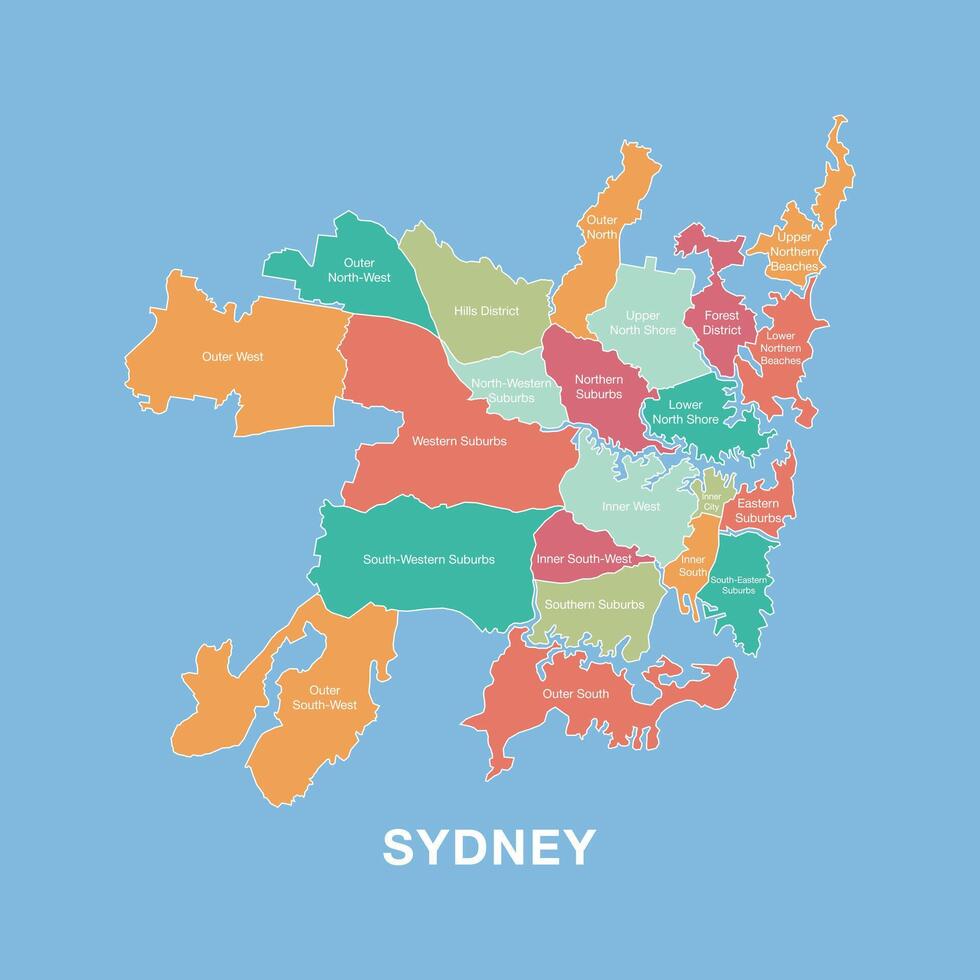 Sydney service areas map
